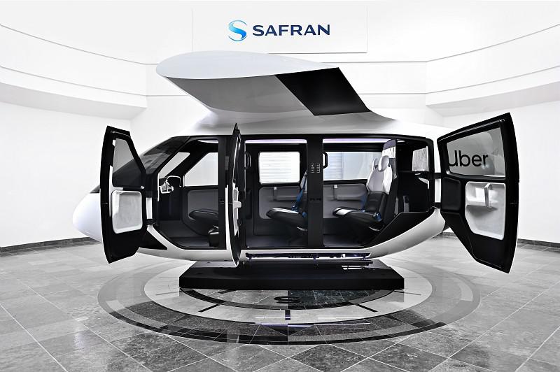 Safran and Uber exhibit a full-scale eVTOL mockup at NBAA
